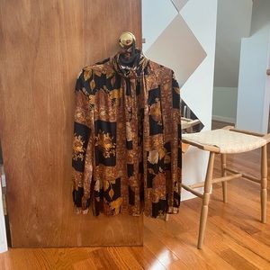 Vintage Blouse 100% silk